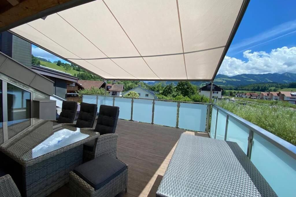 Bergfux Ferienhaus - Hochwertige Ausstattung Sonthofen Exterior foto