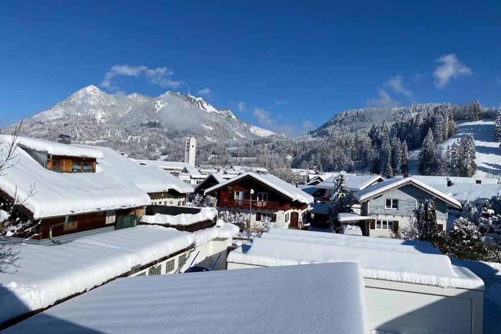 Bergfux Ferienhaus - Hochwertige Ausstattung Sonthofen Exterior foto